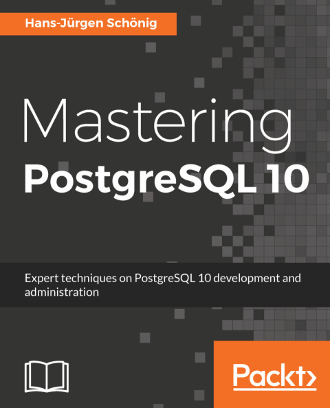 Cover image for book Mastering PostgreSQL 10