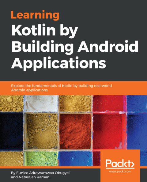 Cover image for book Learning Kotlin by building Android Applications