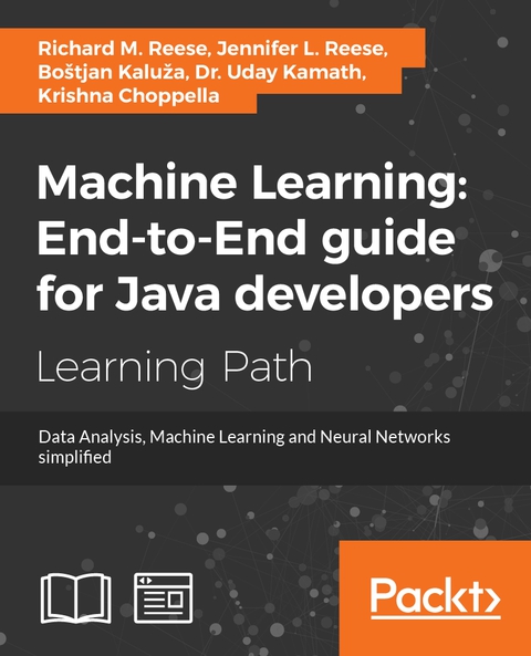 Cover image for book Machine Learning: End-to-End guide for Java developers