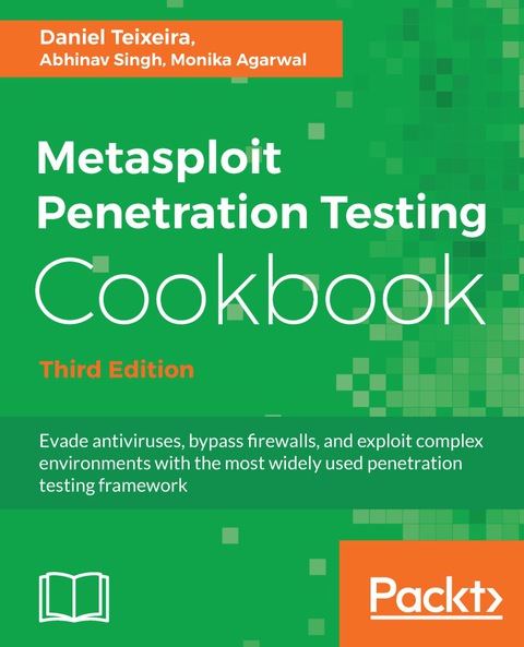 Cover image for book Metasploit Penetration Testing Cookbook - Third Edition