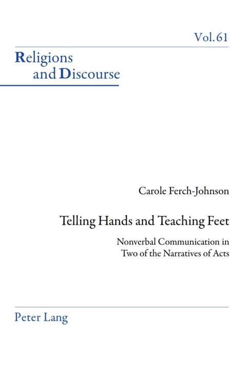 Cover image for book Telling Hands and Teaching Feet