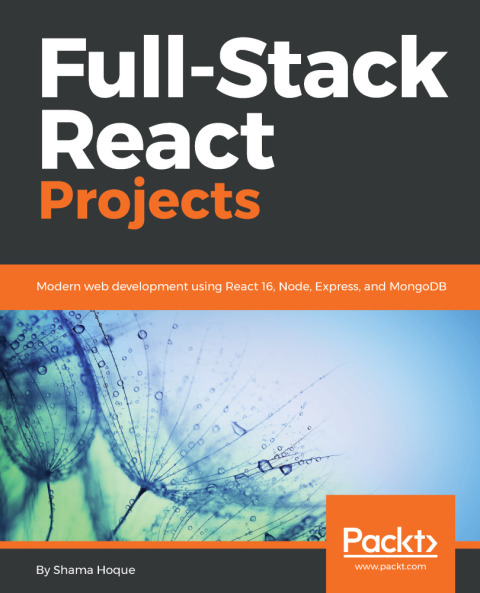 Cover image for book Full-Stack React Projects