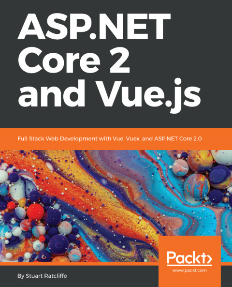 Cover image for book ASP.NET Core 2 and Vue.js