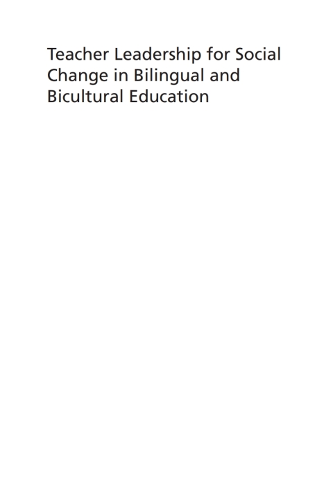 Cover image for book Teacher Leadership for Social Change in Bilingual and Bicultural Education