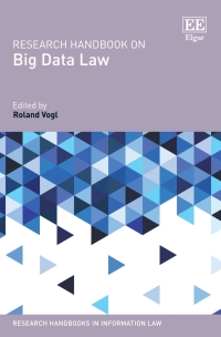 Cover image: Research Handbook on Big Data Law 1st edition 9781788972819