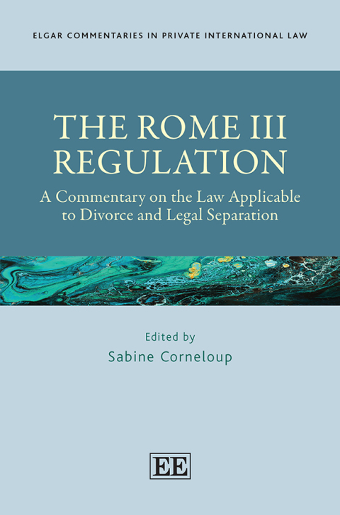 Cover image for book The Rome III Regulation