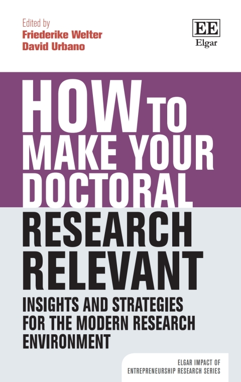Cover image for book How to Make your Doctoral Research Relevant