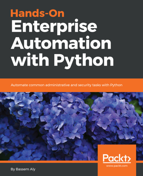 Cover image for book Hands-On Enterprise Automation with Python.