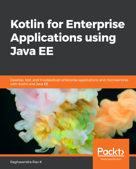 Cover image for book Kotlin for Enterprise Applications using Java EE