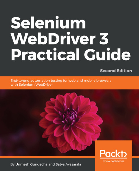Cover image for book Selenium WebDriver 3 Practical Guide