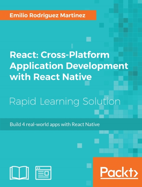 Cover image for book React: Cross-Platform Application Development with React Native