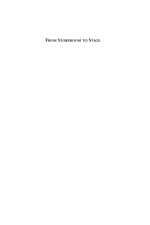 Cover image for book From Storeroom to Stage