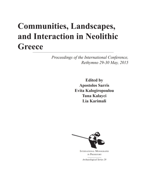 Cover image for book Communities, Landscapes, and Interaction in Neolithic Greece
