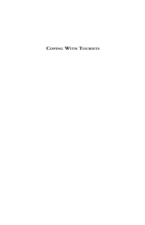 Cover image for book Coping with Tourists