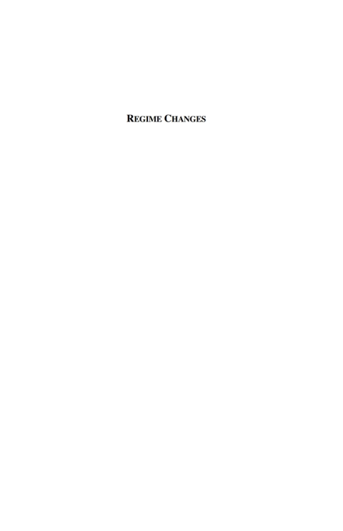 Cover image for book Regime Changes