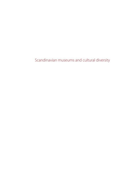 Cover image for book Scandinavian Museums and Cultural Diversity