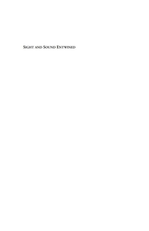 Cover image for book Sight and Sound Entwined