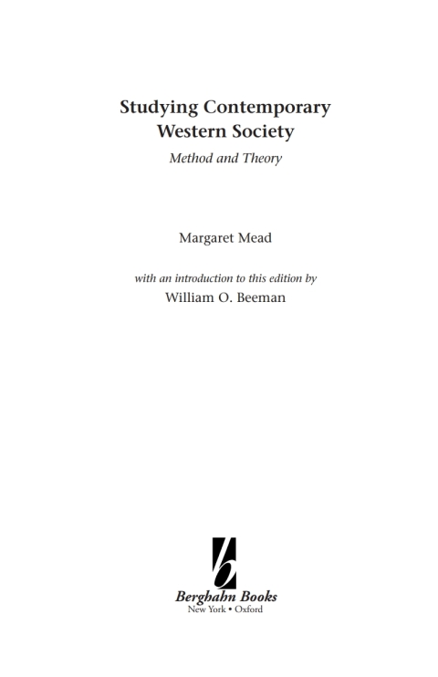 Cover image for book Studying Contemporary Western Society