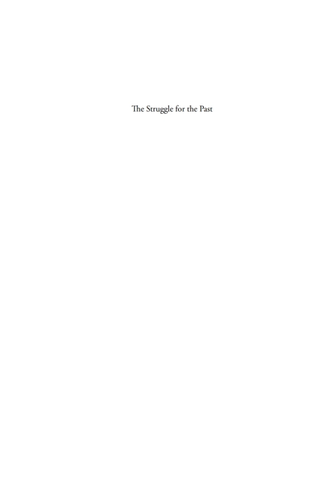 Cover image for book The Struggle for the Past
