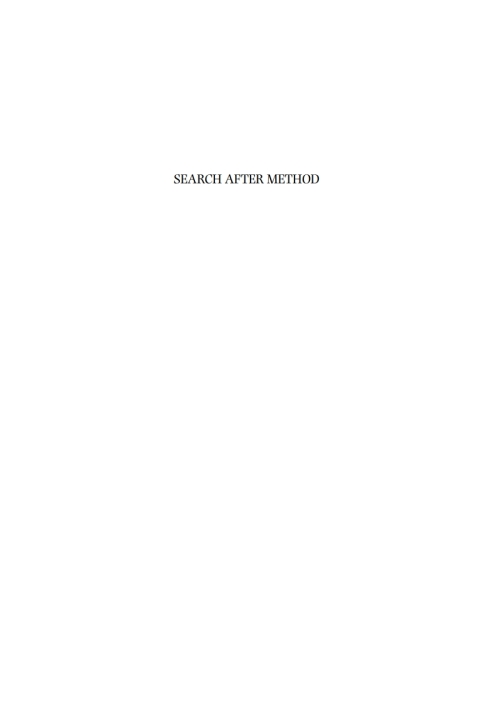 Cover image for book Search After Method
