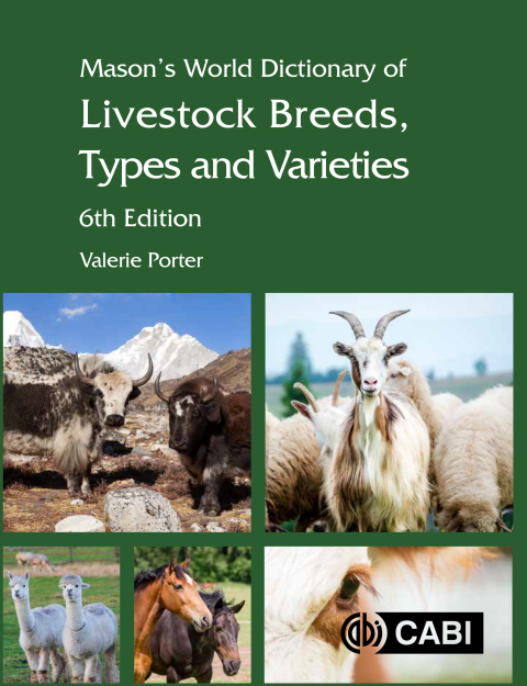 Cover image for book Mason's World Dictionary of Livestock Breeds, Types and Varieties