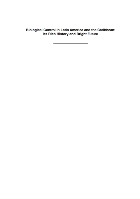 Cover image for book Biological Control in Latin America and the Caribbean