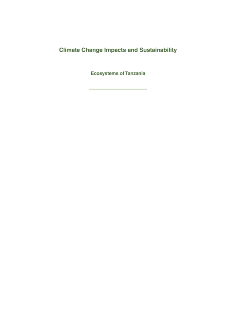 Cover image for book Climate Change Impacts and Sustainability