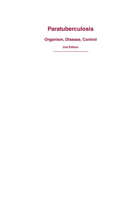 Cover image for book Paratuberculosis