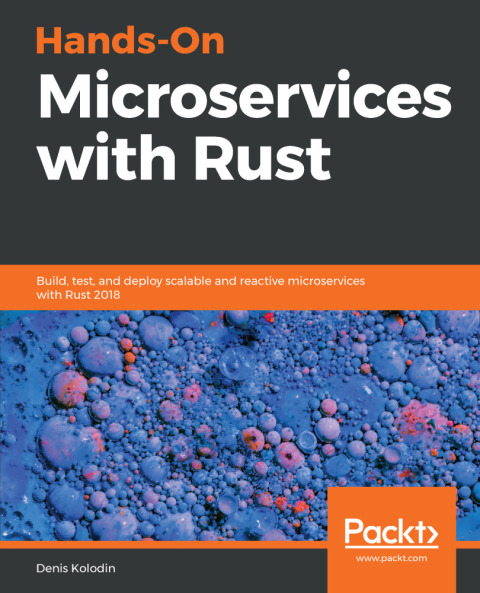 Cover image for book Hands-On Microservices with Rust
