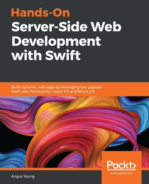 Cover image for book Hands-On Server-Side Web Development with Swift