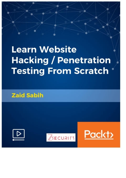 Cover image for book Learn Website Hacking / Penetration Testing From Scratch
