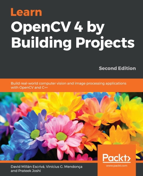 Cover image for book Learn OpenCV 4 by Building Projects