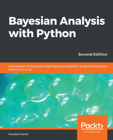 Cover image for book Bayesian Analysis with Python