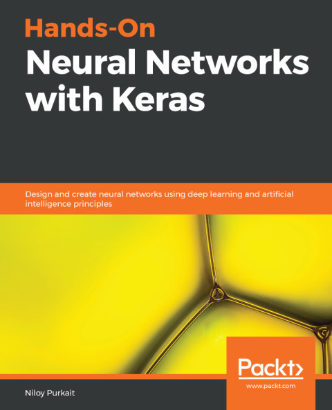 Cover image for book Hands-On Neural Networks with Keras