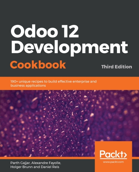 Cover image for book Odoo 12 Development Cookbook