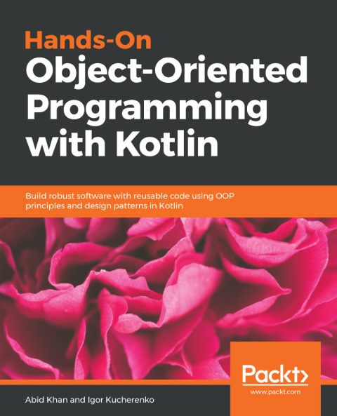 Cover image for book Hands-On Object-Oriented Programming with Kotlin