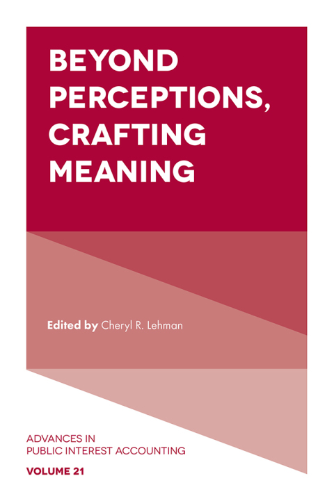 Cover image for book Beyond Perceptions, Crafting Meaning