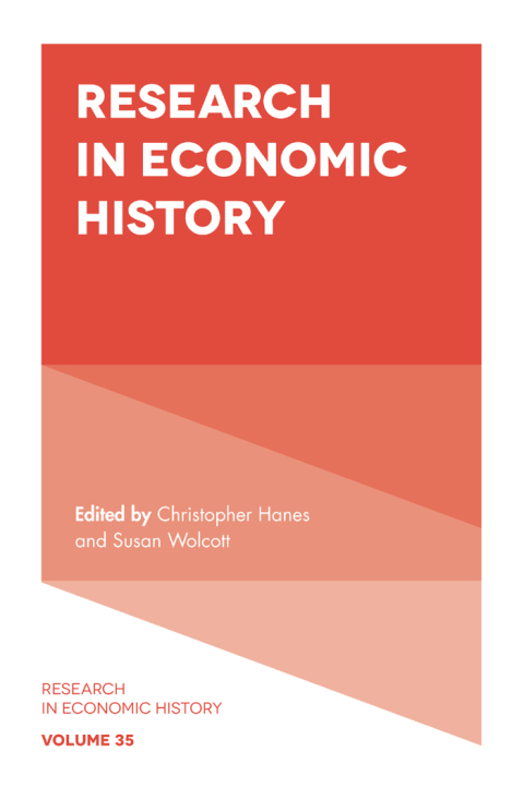 Cover image for book Research in Economic History