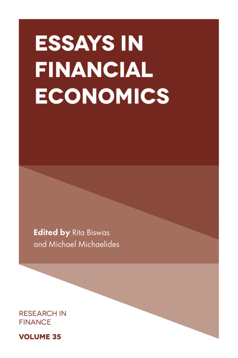 Cover image for book Essays in Financial Economics