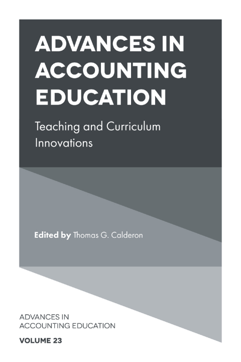 Cover image for book Advances in Accounting Education