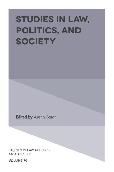 Cover image for book Studies in Law, Politics, and Society