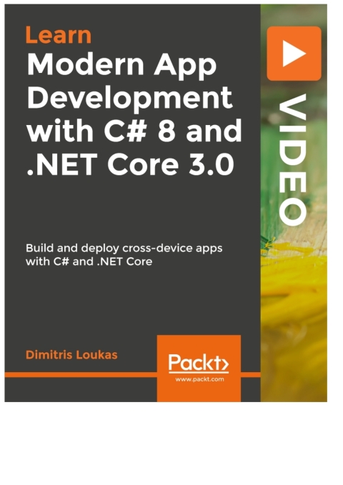 Cover image for book Modern App Development with C# 8 and .NET Core 3.0