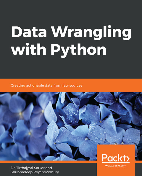 Cover image for book Data Wrangling with Python