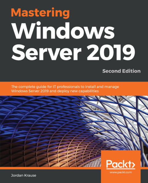 Cover image for book Mastering Windows Server 2019
