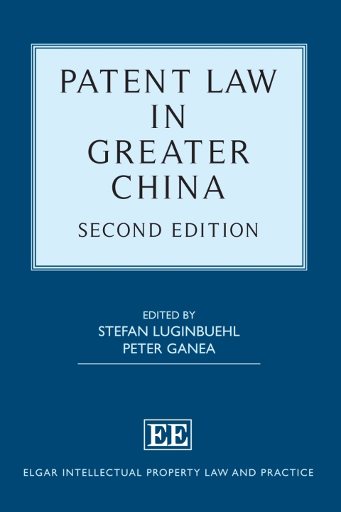 Cover image for book Patent Law in Greater China