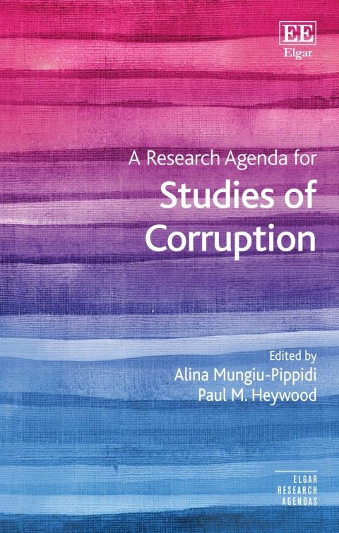 Cover image for book A Research Agenda for Studies of Corruption