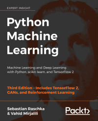Cover image: Python Machine Learning 3rd edition 9781789955750