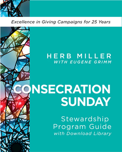 Cover image for book Consecration Sunday Stewardship Program Guide with Download Library