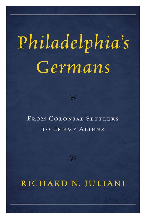 Cover image for book Philadelphia's Germans