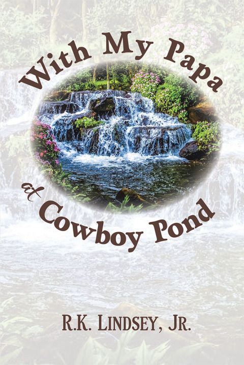 Cover image for book With My Papa 		          at Cowboy Pond